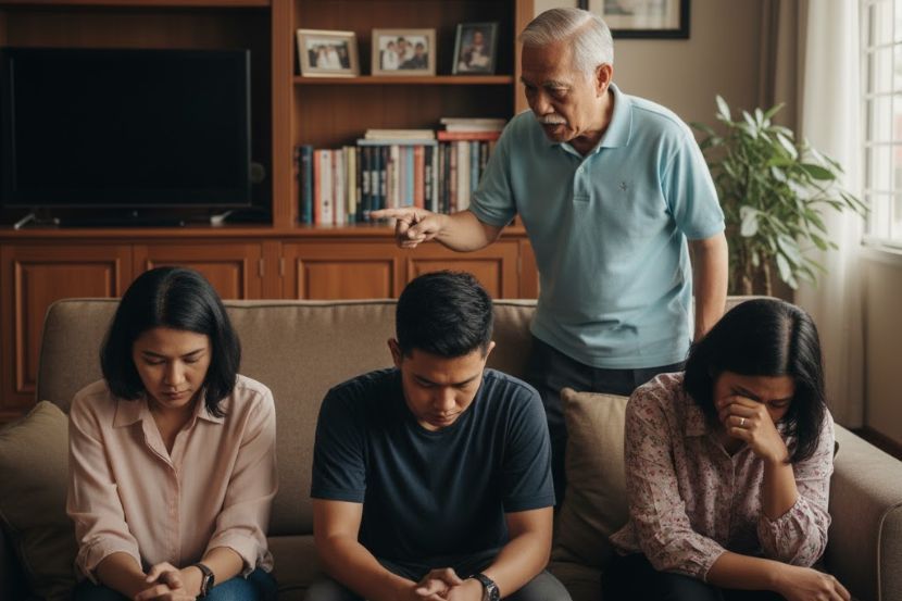 Hubungan kekeluargaan boleh menjadi renggang dengan sikap pentingkan diri. -Gambar hiasan AI