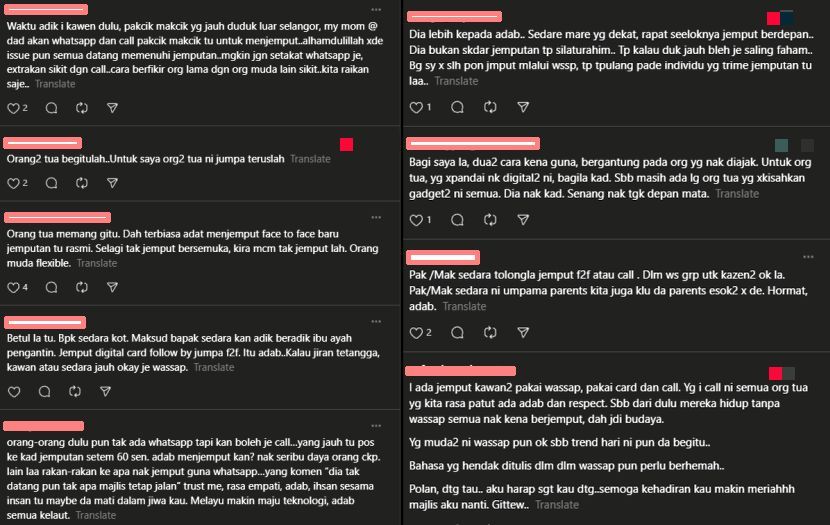 Warga maya berkongsi pandangan masing-masing.