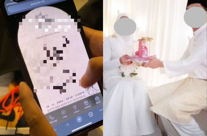 Undang perkahwinan dibuat melalui kad digital. -Gambar hiasan AI