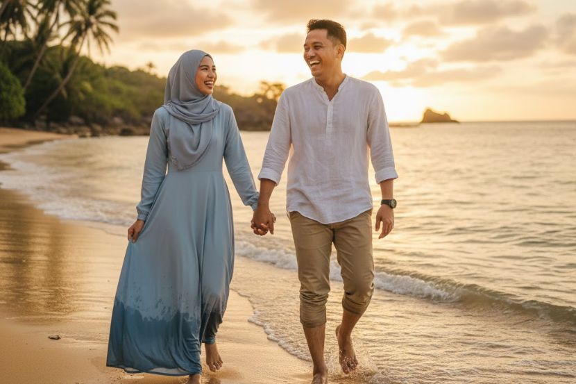 Kebahagian dalam berumah tangga impian suami isteri. -Gambar hiasan AI