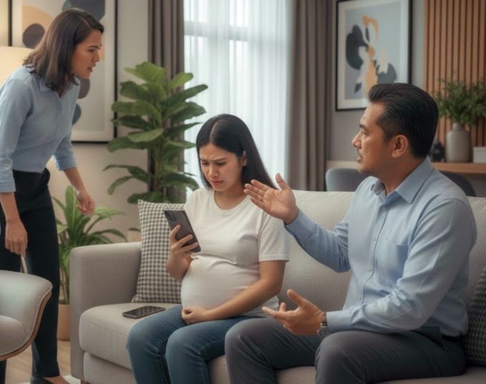 Ramai yang tidak bersetuju apabila pasangan ingin membantu ahli keluarga mereka. -Gambar hiasan AI