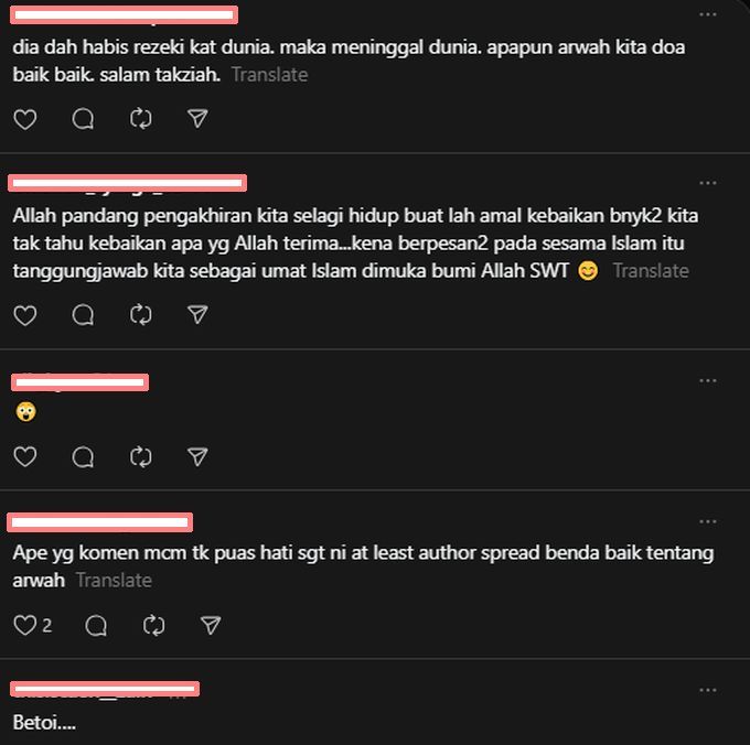 Antara reaksi warga maya pada hantarannya.