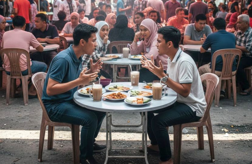 Ramai yang bertutur dalam dialek negeri kerana lebih mudah. -Gambar hiasan AI