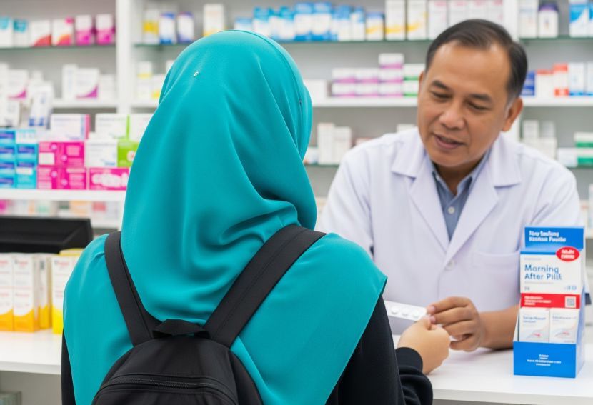 Pil kecemasan diambil bagi pasangan yang merancang kelahiran. -Gambar hiasan AI