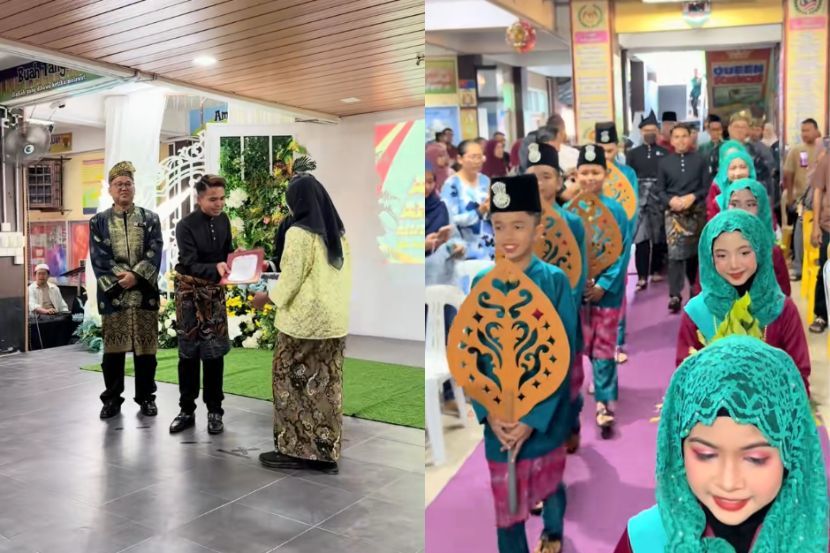 Faiz memaklumkan dia hadir ke sekolah sebagai usahawan dan bukannya ahli politik.