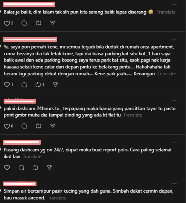 Warga maya turut meluahkan rasa geram dan berkongsi pengalaman sama.