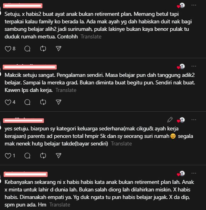 Kebanyakan warga maya bersetuju dengan perpsektifnya.