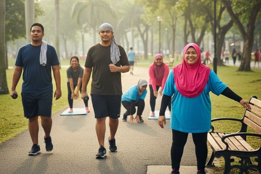 Amalan gaya hidup sihat baik untuk kesihatan. -Gambar hiasan AI