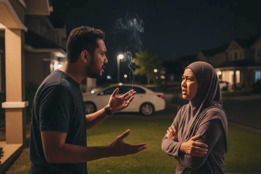 Rokok antara punca berlakunya pertengkaran antara suami isteri. -Gambar hiasan AI