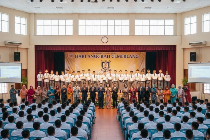 Kehadiran ibu bapa pada majlis anugerah akan membuatkan anak-anak berasa lebih dihargai. -Gambar hiasan AI