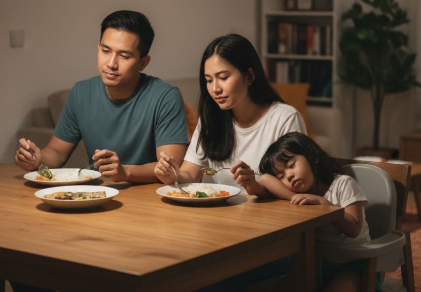 Waktu tidur kanak-kanak penting untuk perkembangan mereka. -Gambar hiasan AI
