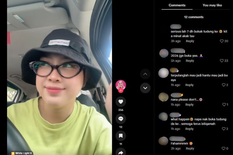 Peminat mendoakan agar Nana kekal istiqamah.