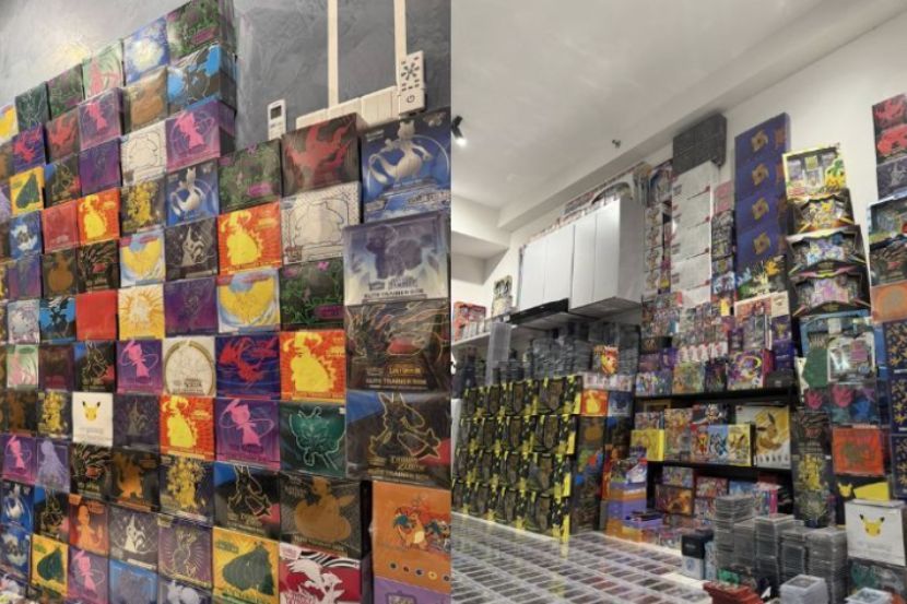 Koleksi kad Pokemon Damiral Imran yang berjaya dijual pada nilai RM1.87 juta. -Foto Facebook Damiral Imran