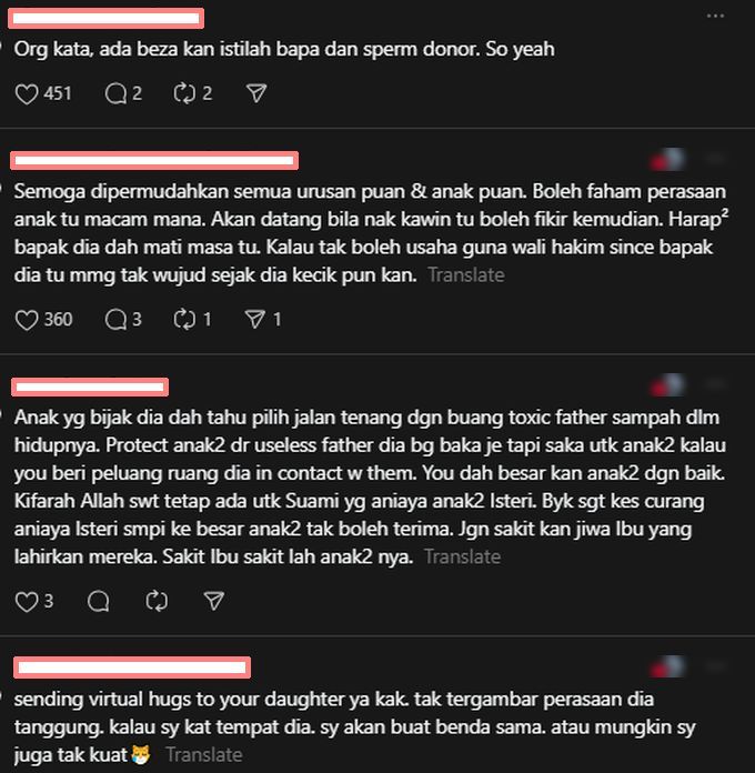 Warga maya bersetuju dengan tindakan anak wanita ini.