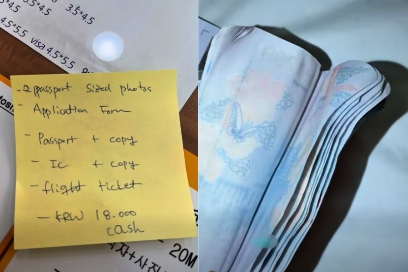 Antara dokumen yang diperlukan bagi menggantikan pasport yang rosak. -Gambar media sosial