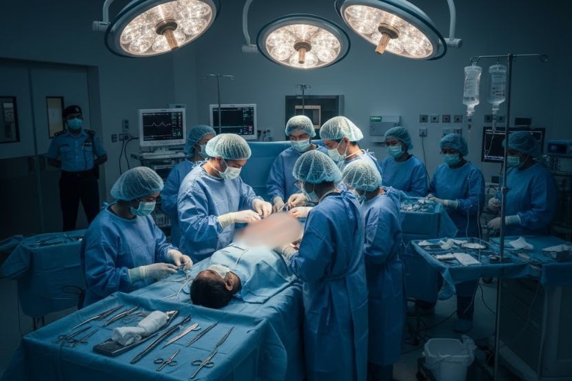 Kebiasaannya, proses pengeluaran organ bermula sekitar 3 pagi di hospital tempat penderma meninggal dunia. -Gambar hiasan AI