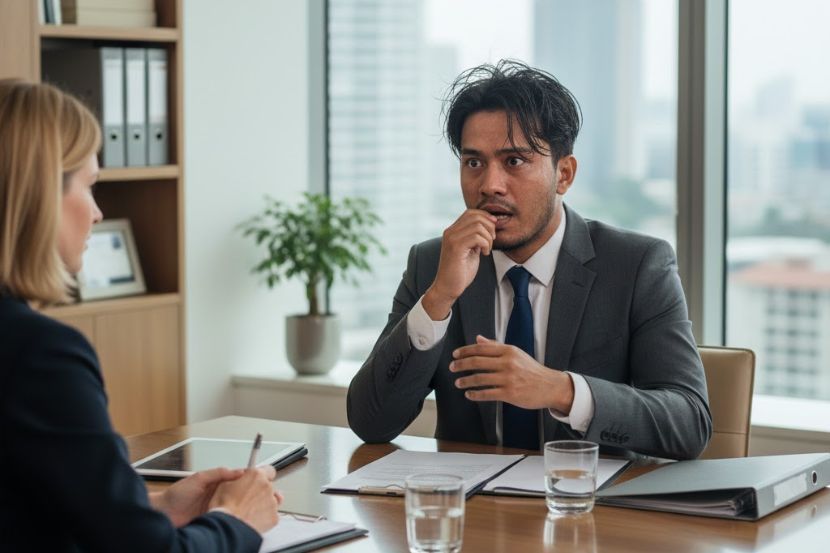 Menyalahkan majikan lama ketika ditemuduga boleh menyebabkan peluang anda mendapat kerja baharu tipis. -Gambar hiasan AI