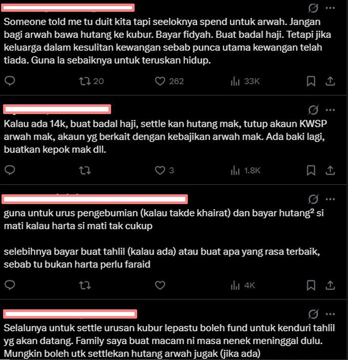 Antara cadangan yang diberikan warga maya.