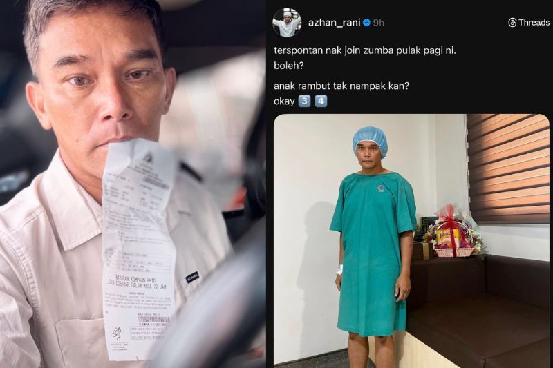 Perkongsian Azhan mengundang tawa netizen.