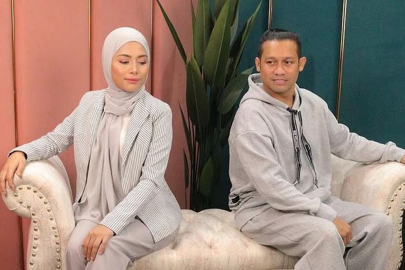 Linda (kiri) harap kemelut rumah tangga bersama Beego dapat diselesaikan segera.