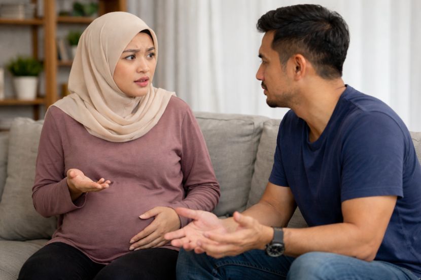 Suami perlu bertanggungjawab dalam setiap kos perbelanjaan bersalin isteri. -Gambar hiasan AI