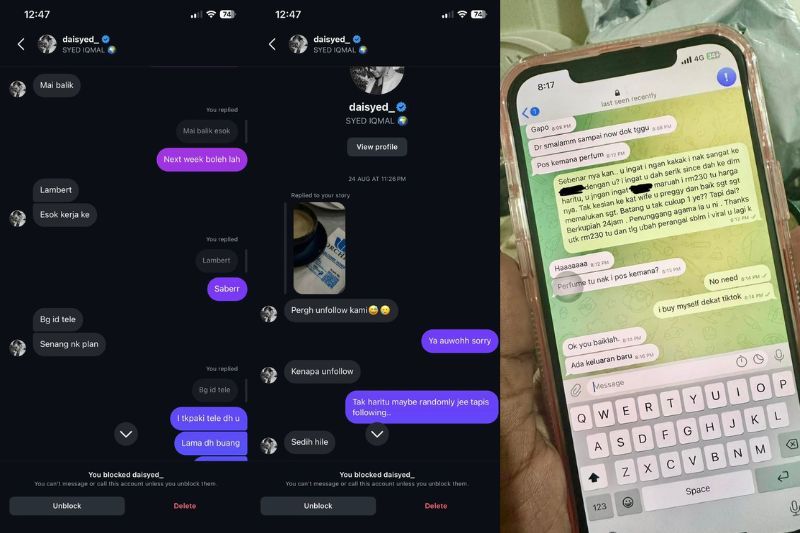 Antara bukti-bukti perbualan bersama Syed.