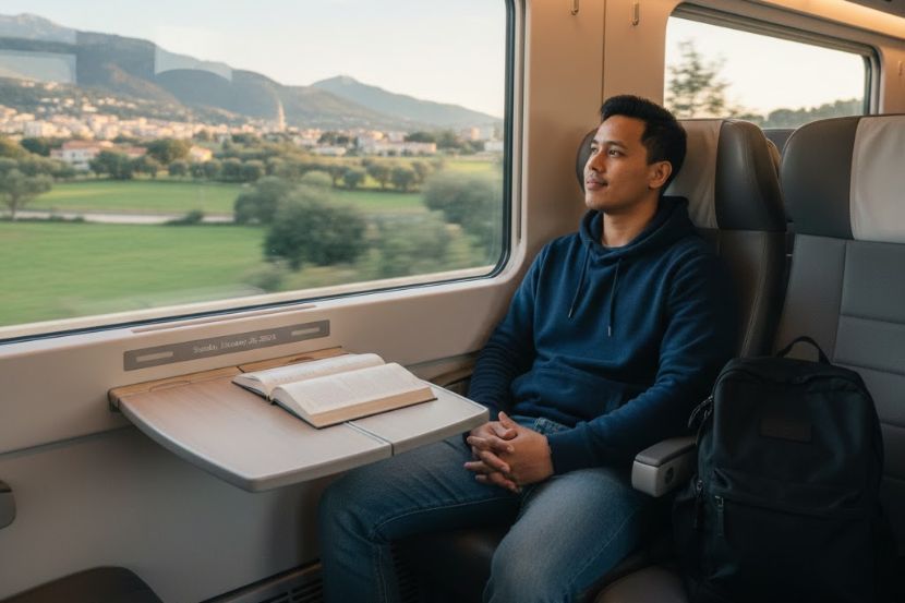 Banyak pengalaman bakal diraih bila kita mengembara ke negara asing. -Gambar hiasan AI