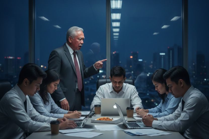 Majikan yang suka memarahi secara berlebihan antara faktor pekerja tertekan. -Gambar hiasan AI