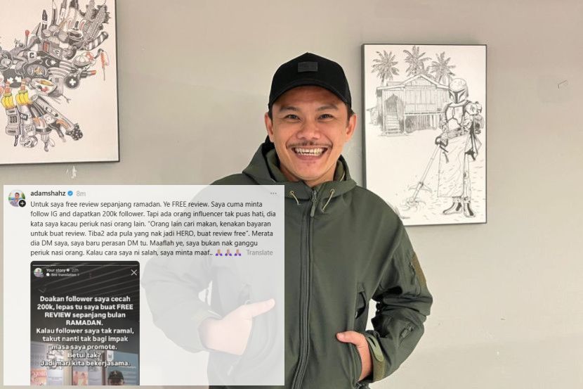 Perkongsian Adam di Threads. 