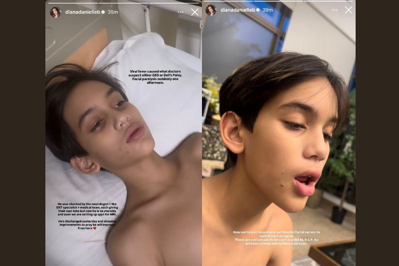 Perkongsian Diana di Instastory miliknya.