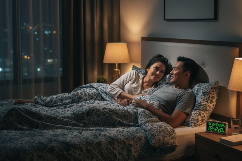 Kemesraan suami isteri adalah bersifat peribadi dan tidak wajar ditunjukkan kepada umum. -Gambar hiasan AI