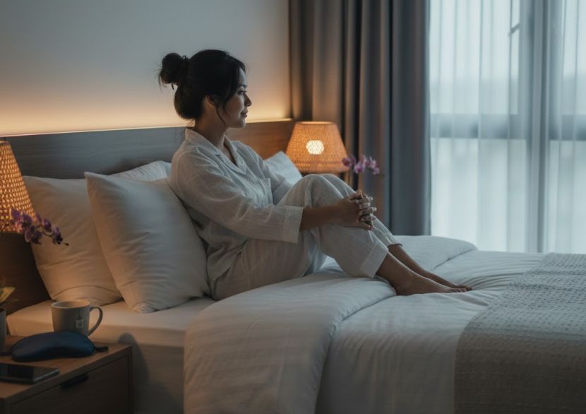 Suasana di hotel sering membuatkan seseorang tidur nyenyak. -Gambar hiasan AI