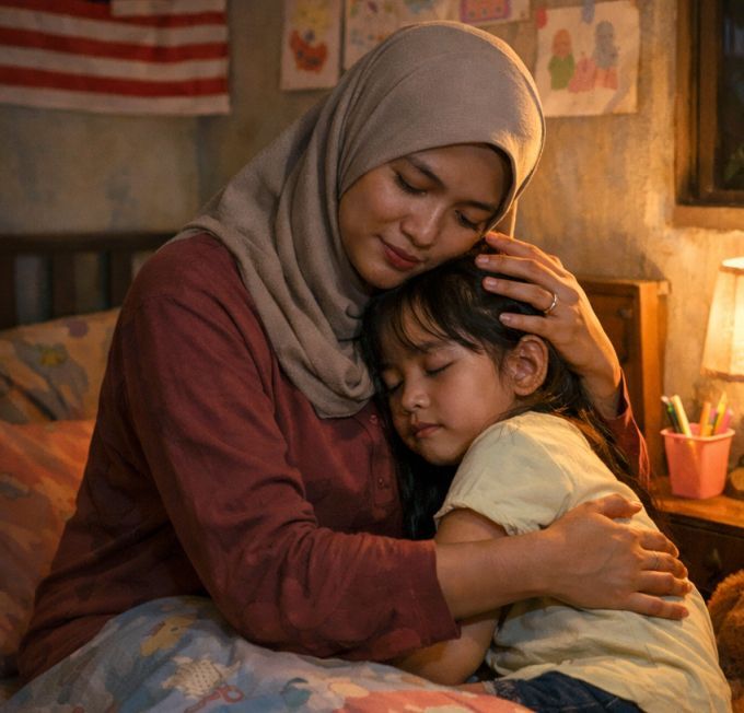 Ibu bertanggungjawab memberi kefahaman tentang penjagaan diri pada anak gadis. -Gambar hiasan AI