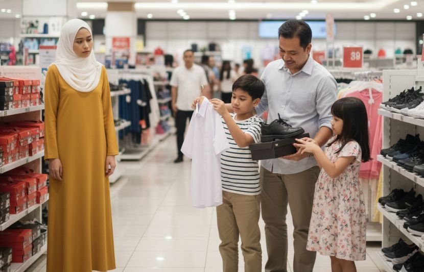 Bapa tunggal memikul tanggungjawab membesarkan anak dengan menyediakan keperluan harian dan memastikan pendidikannya terjaga. -Gambar hiasan AI