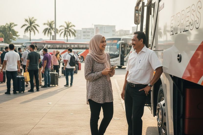 Pemandu bas perlu bijak dalam menangani masalah membabitkan penumpang. -Gambar hiasan AI