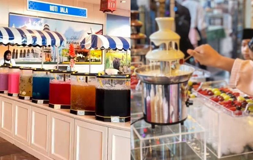 Juadah yang menarik minat kanak-kanak turut disediakan.