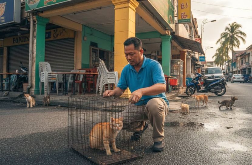 Tindakan membuang kucing jiran mendapat kecaman masyarakat. -Gambar hiasan AI