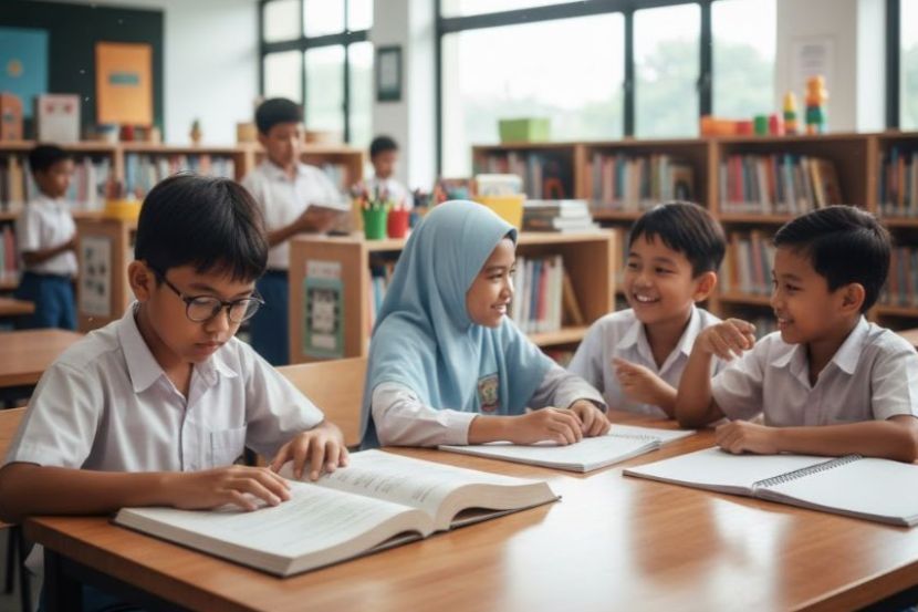 Kanak-kanak yang lahir 1 Januari perlu bersekolah awal setahun berbanding rakan seusia yang sama. -Gambar hiasan AI