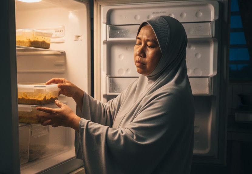 Makanan yang disimpan di dalam peti sejuk lebih selamat dimakan semasa bersahur. -Gambar hiasan AI