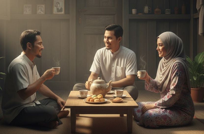 Ziarah menziarahi merupakan amalan mulia. -Gambar hiasan AI