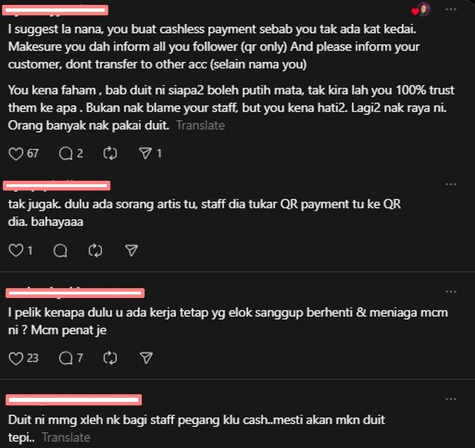 Warga maya berkongsi pandangan dan nasihat.