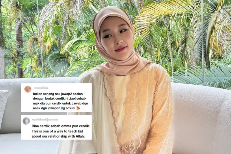 Netizen teruja mendengar jawapan bijak daripada Maryam.