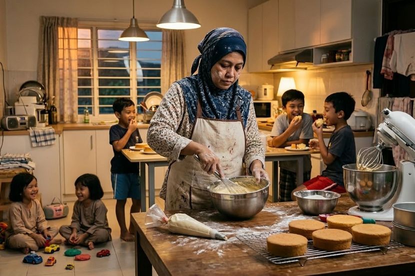 Ada wanita sengsara selepas suami menghilangkan diri selepas membuat pinjaman. -Gambar hiasan AI