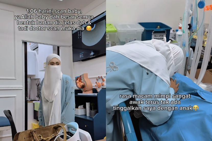 Farah Fakhira berkongsi detik terakhir suami menemaninya mengimbas bayi sebelum meninggal dunia. 