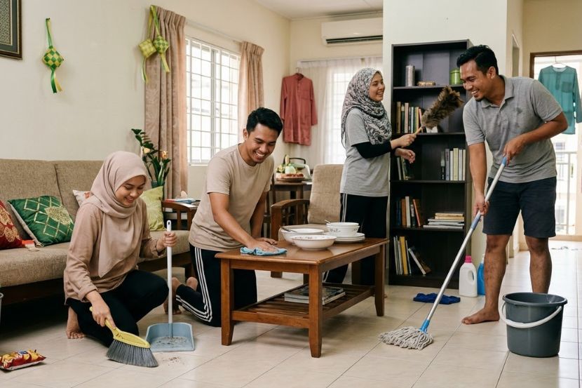 Mengemas rumah antara perkara wajib bagi menyambut kehadiran tetamu. -Gambar hiasan AI