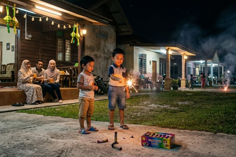 Ibu bapa perlu mengawasi anak-anak ketika bermain bunga api. -Gambar hiasan AI