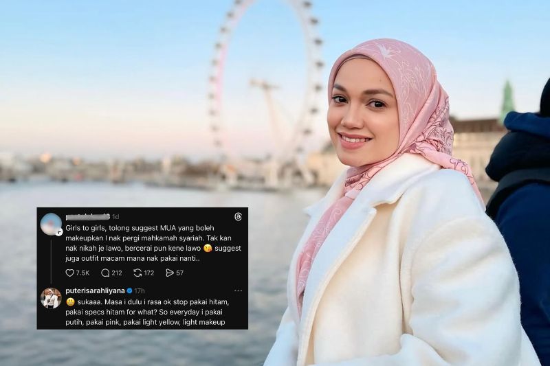 Perkongsian Puteri Sarah yang menjadi perhatian di Threads.