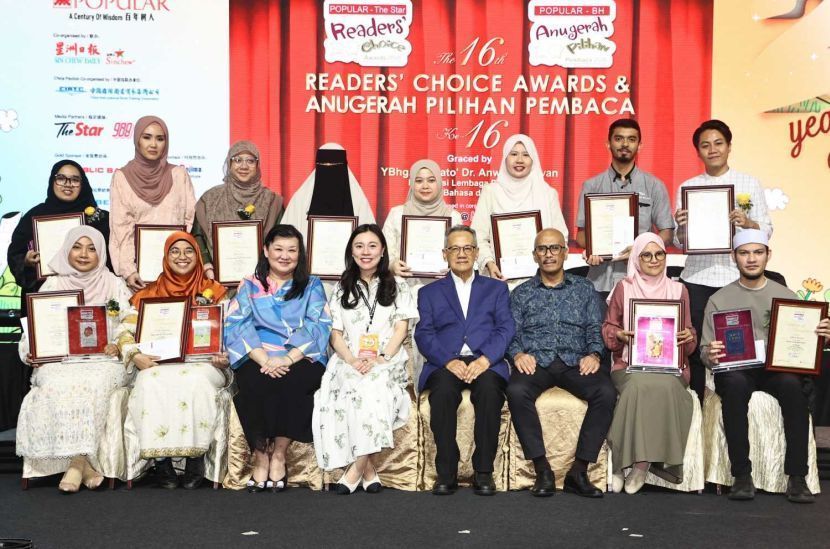 16th Readers Choice Awards during the BookFest@ Malaysia 2026 at Kuala Lumpur Convention Centre on March 18.-AZMAN GHANI/The Star