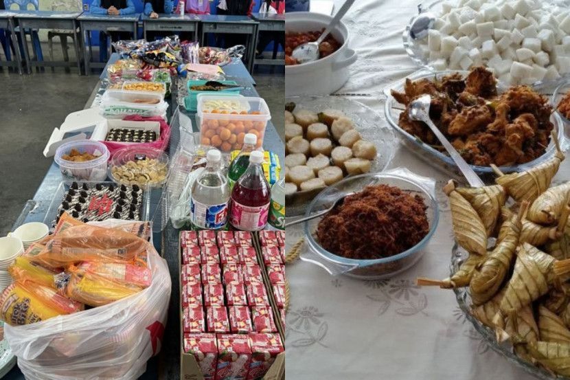 Jamuan raya dapat mengeratkan hubungan antara murid dan guru. -Gambar hiasan