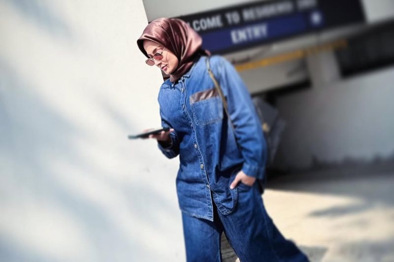 Reen sudah lama menyimpan hasrat untuk bertudung.